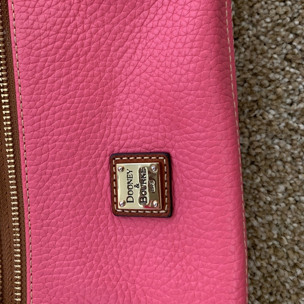 Dooney and Burke pink wristlet